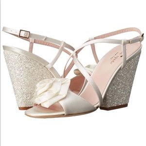 Kate Spade Ileene satin wedges
